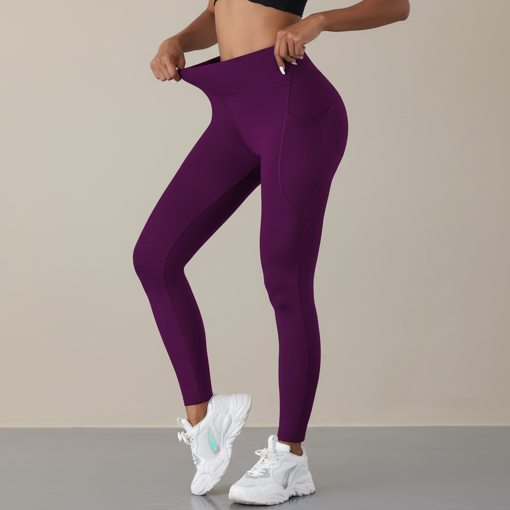 Women’s High-Waist Pilates Leggings with Pockets