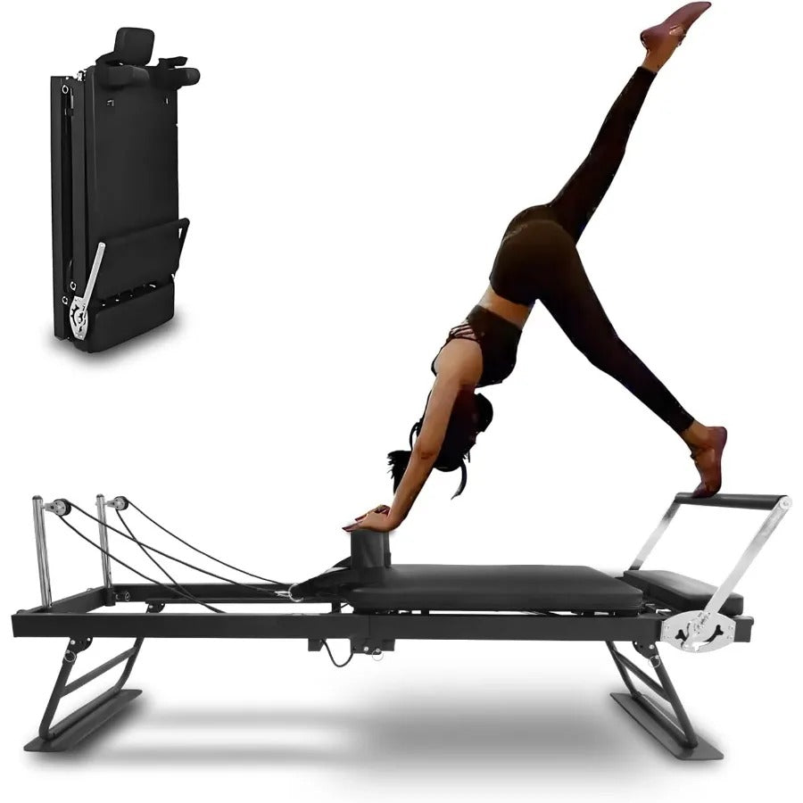 Heavy-Duty Foldable Pilates Reformer