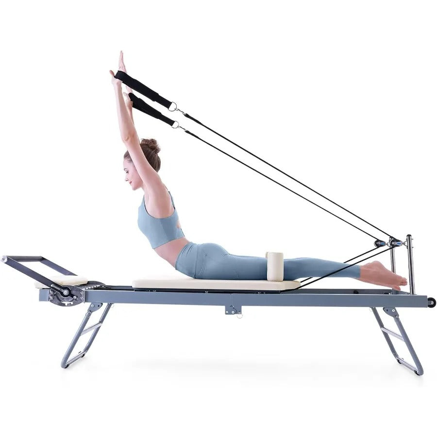 Champagne Precision Foldable Pilates Reformer