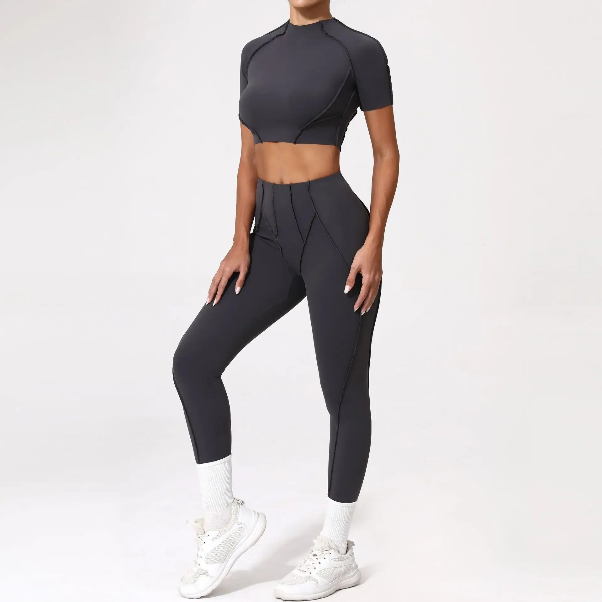 Women’s Seamless High-Waist Pilates Set