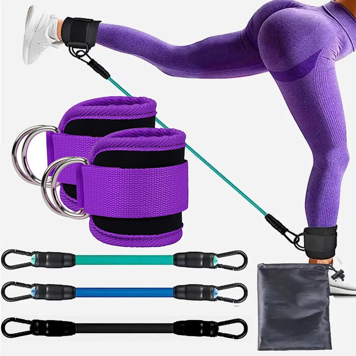 Ankle Strap Resistance Bands for Legs & Hips