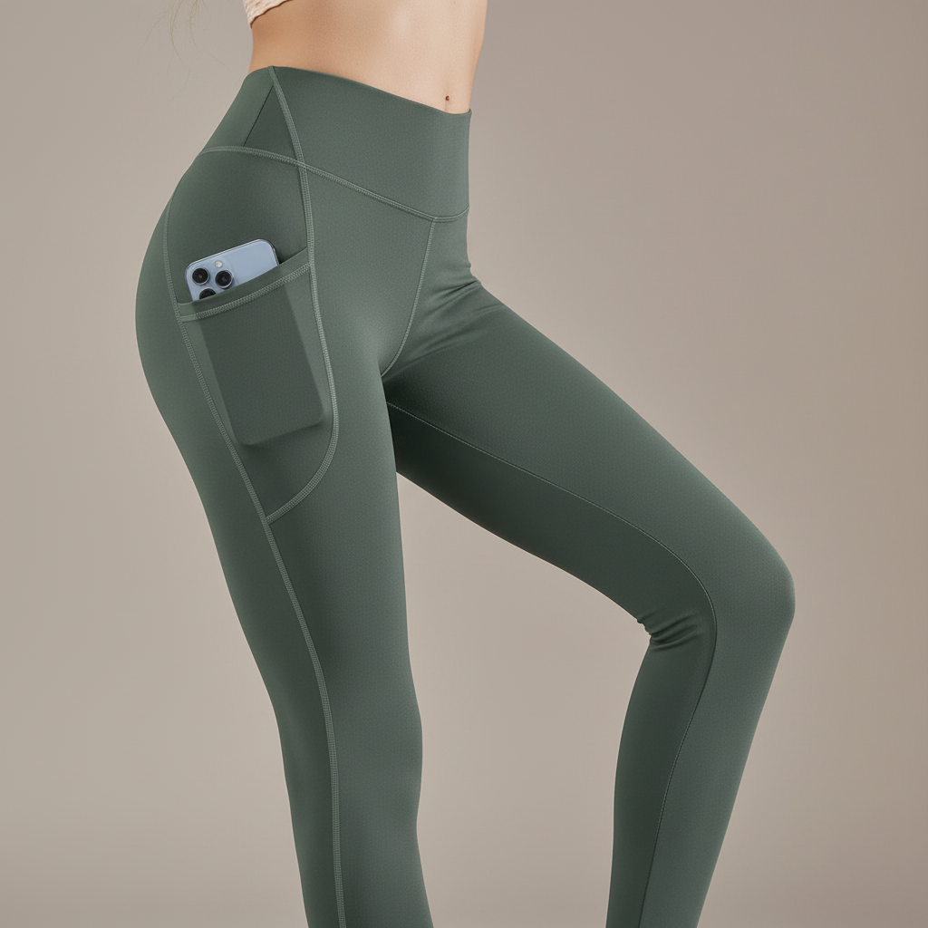 Women’s High-Waist Pilates Leggings with Pockets