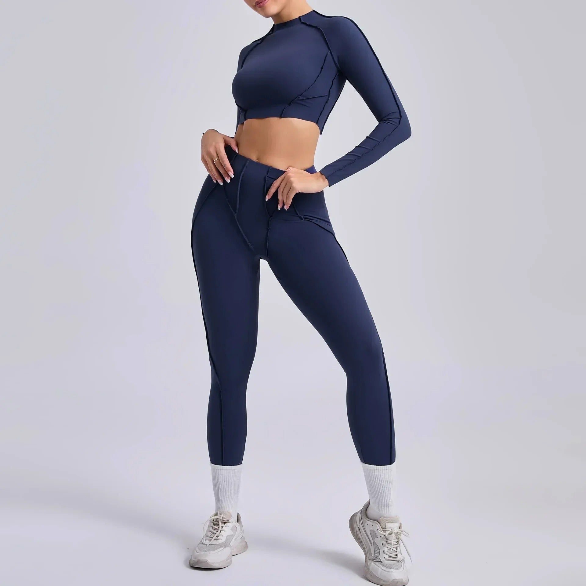 Women’s Seamless High-Waist Pilates Set