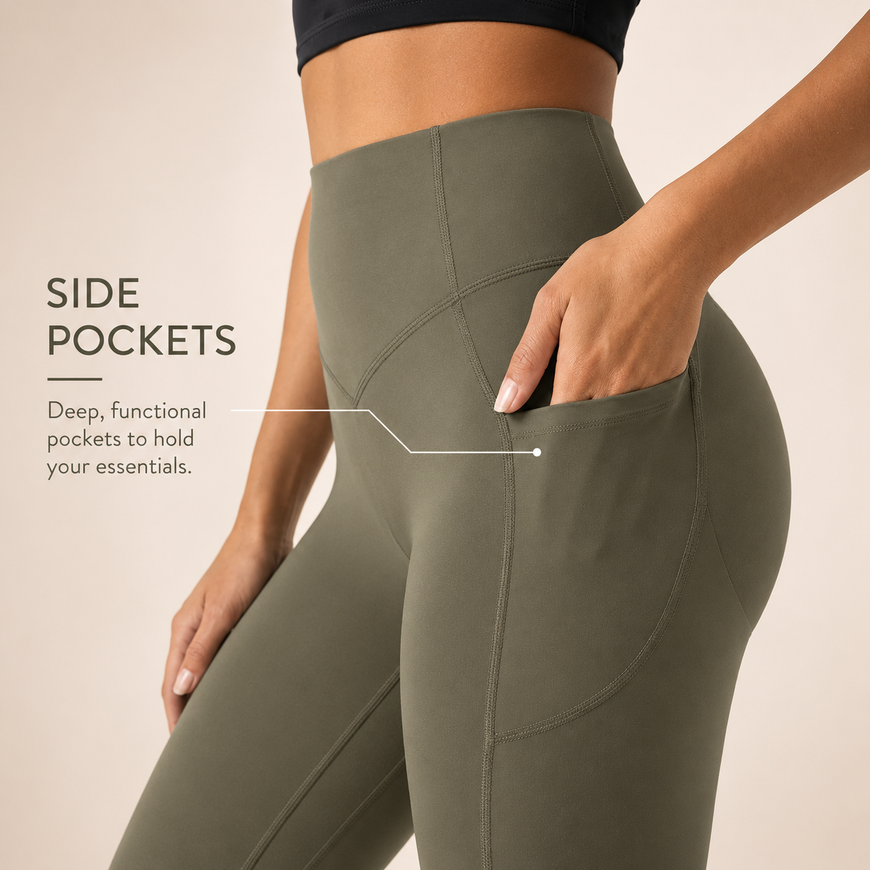 Women's Sculpting Leggings with Pockets