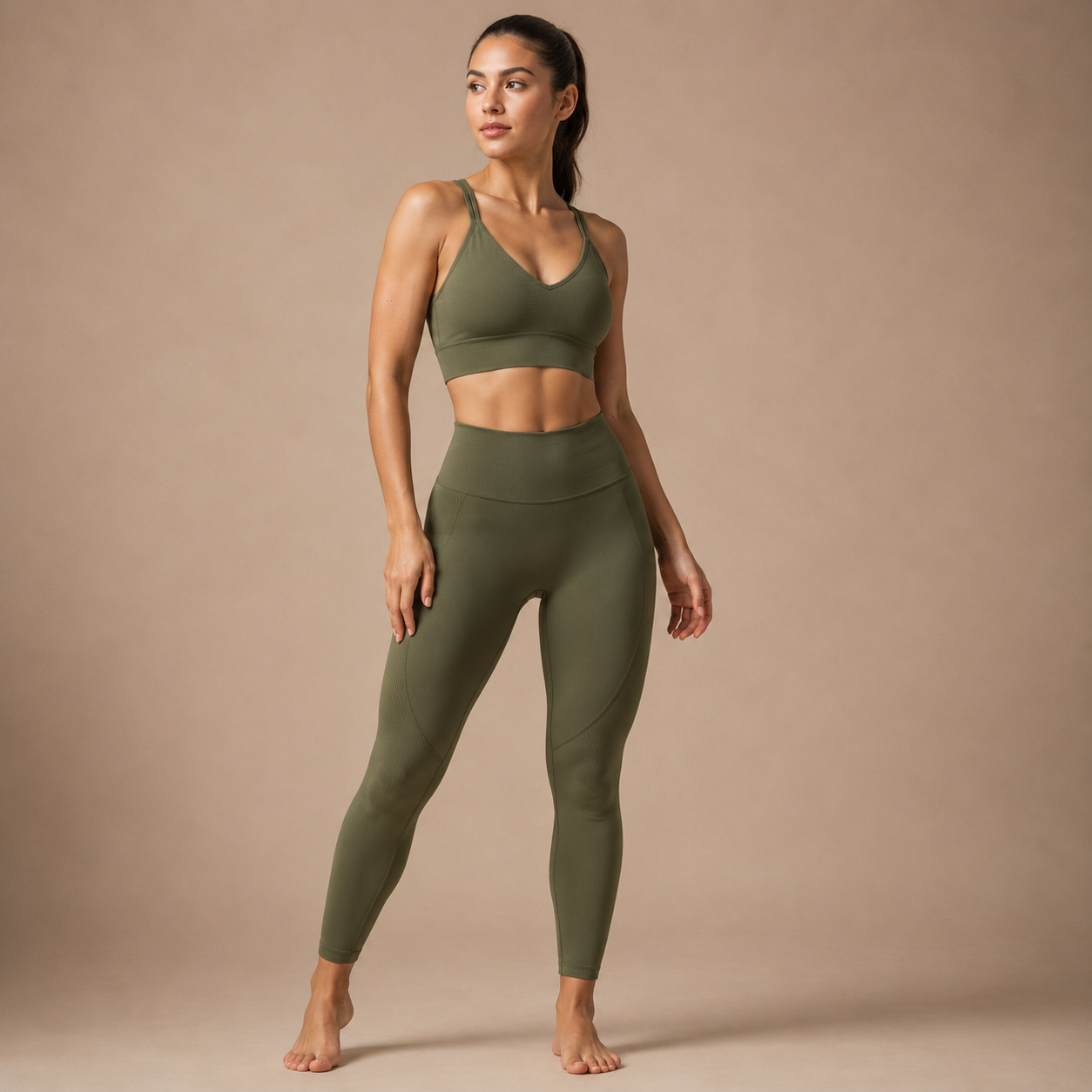 Women Seamless Sculpting Pilates Set
