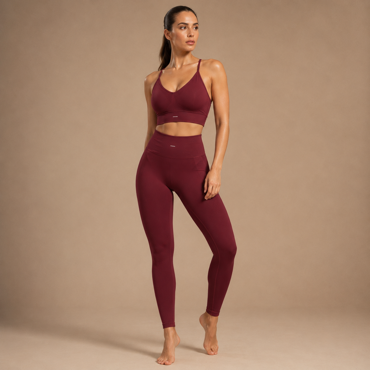 Women Seamless Sculpting Pilates Set