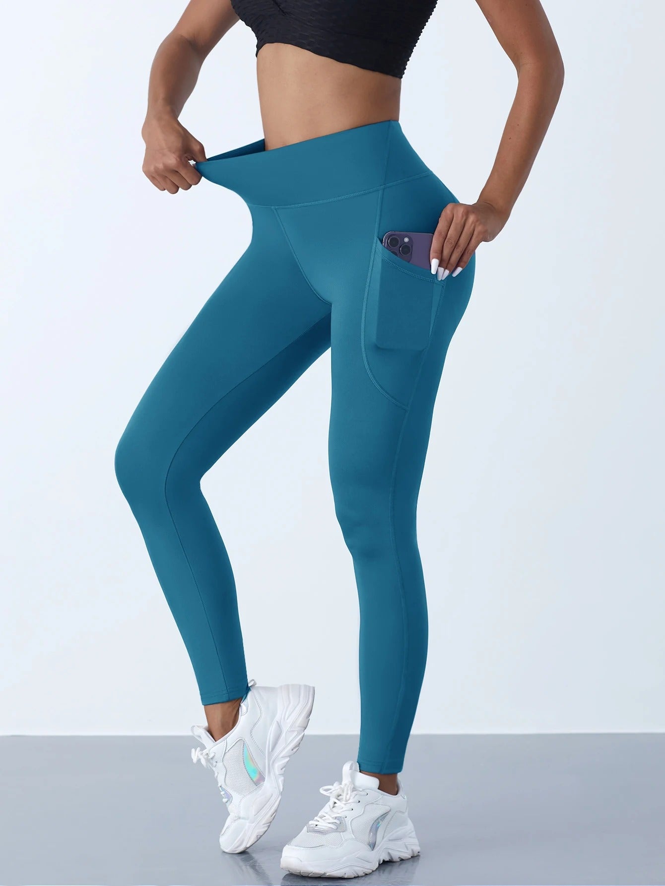 Women’s High-Waist Pilates Leggings with Pockets