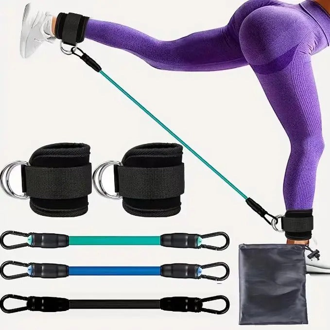 Ankle Strap Resistance Bands for Legs & Hips