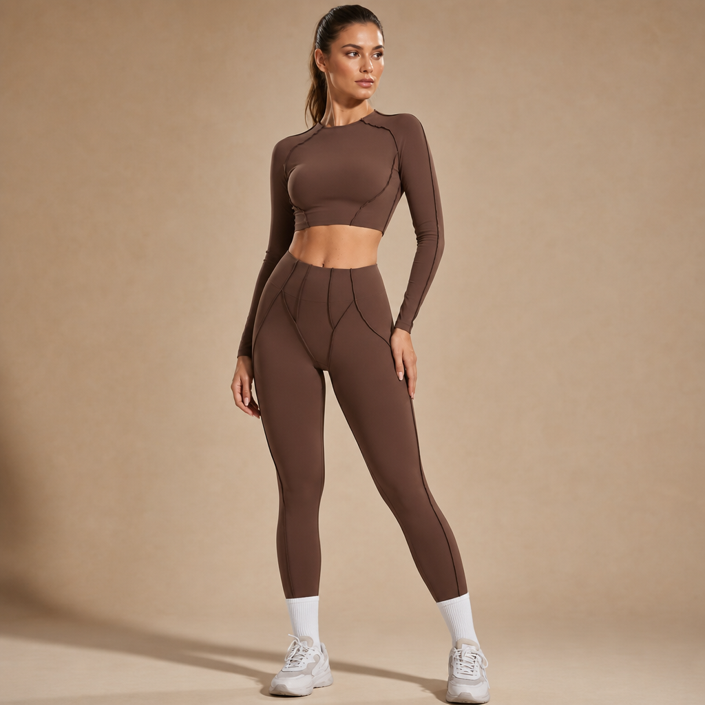 Women’s Seamless High-Waist Pilates Set