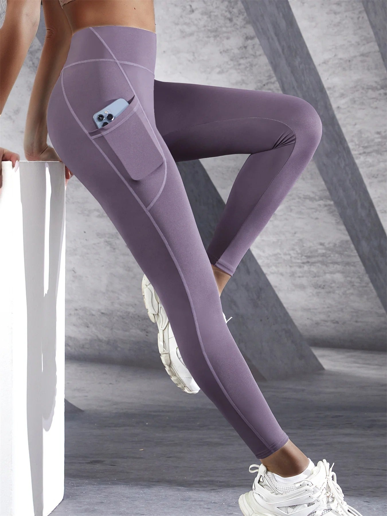 Women’s High-Waist Pilates Leggings with Pockets