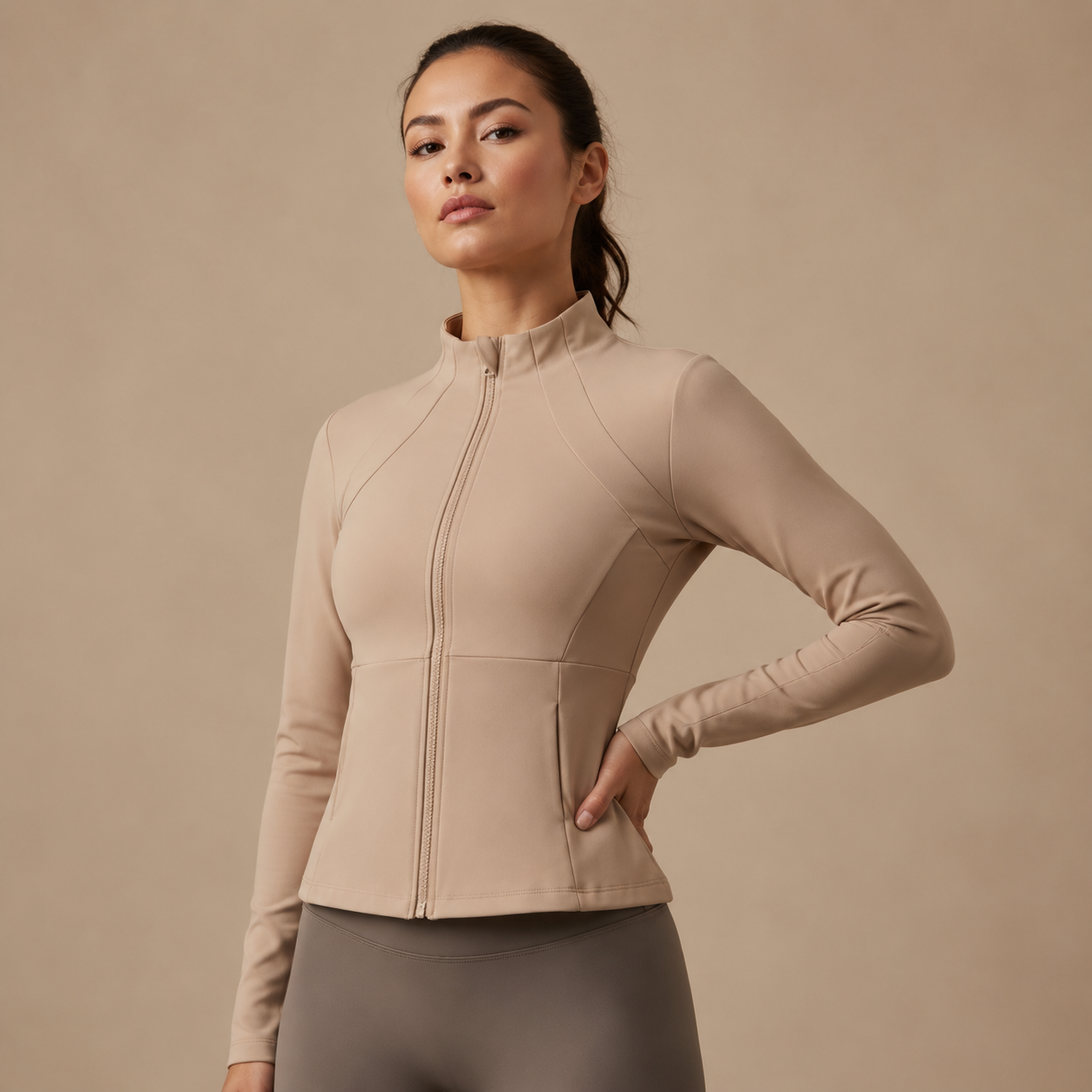 Women’s Slim Long-Sleeve Pilates Top