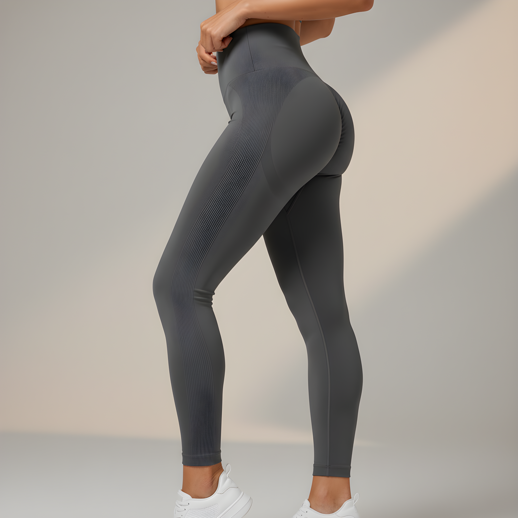 Seamless High-Waist Sculpting Pilates Leggings