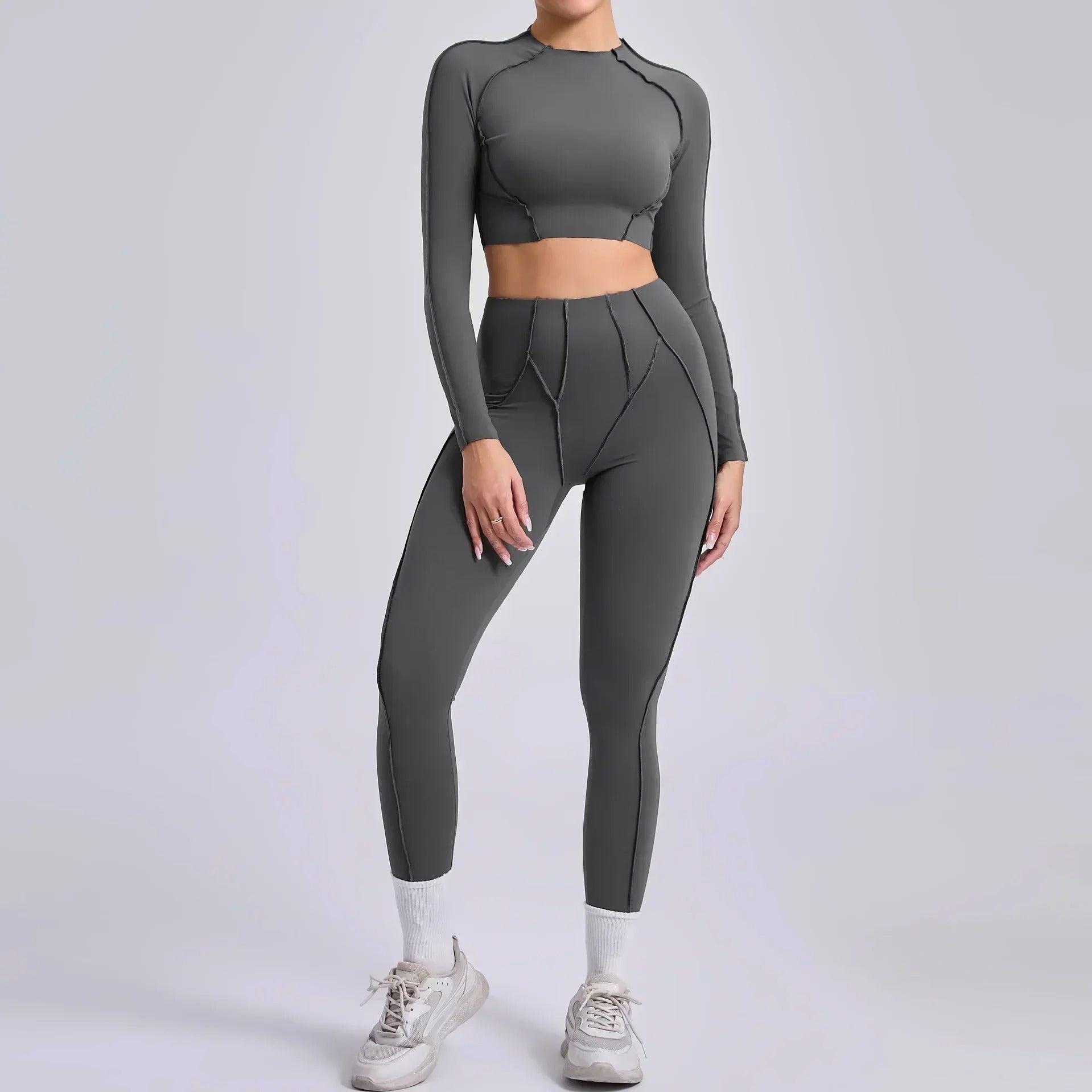Women’s Seamless High-Waist Pilates Set