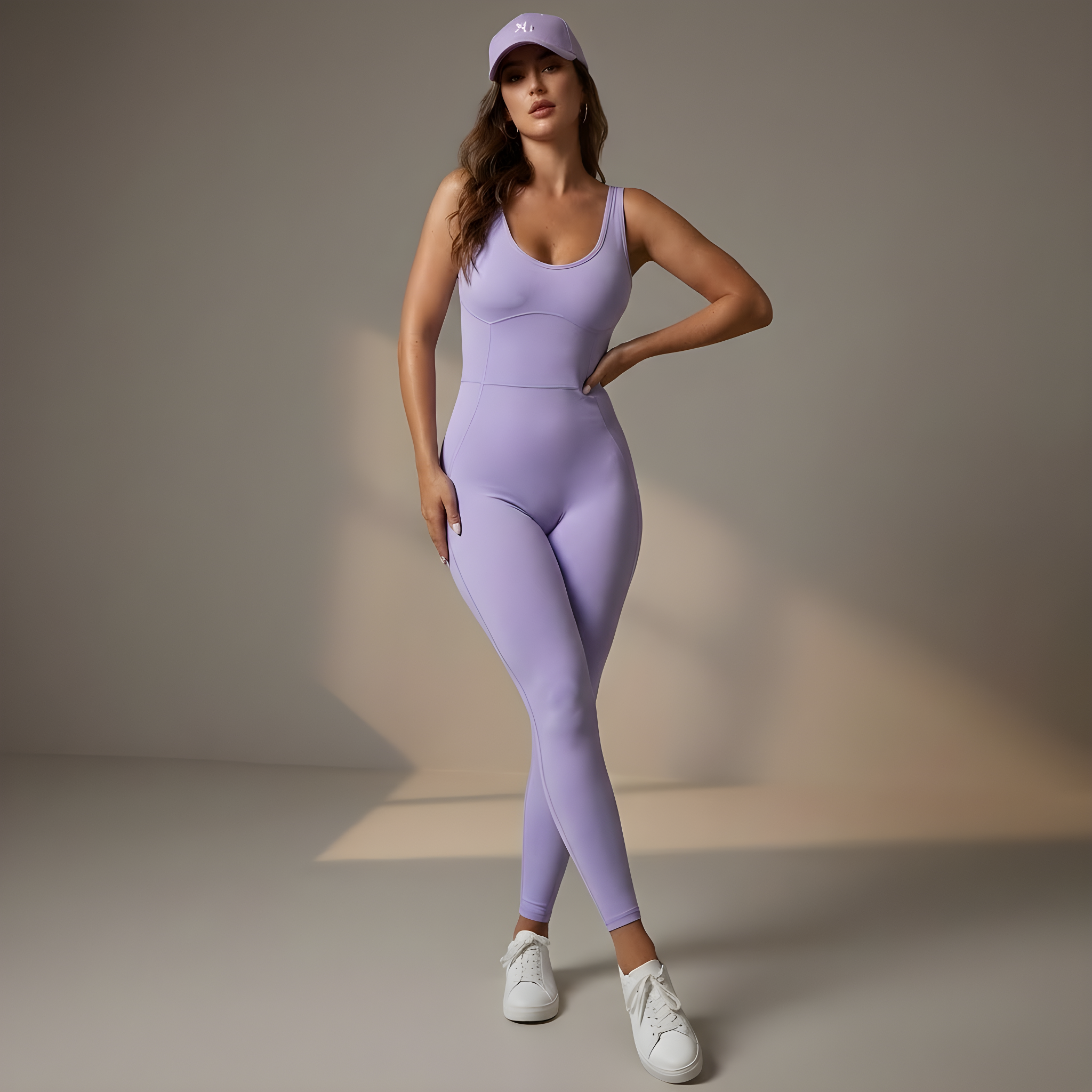 Women Seamless Open-Back Pilates Bodysuit