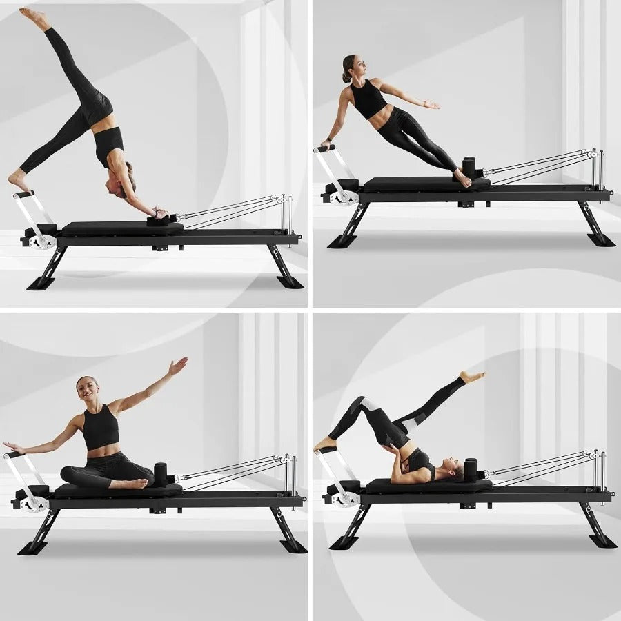 78" Foldable Pilates Reformer Machine