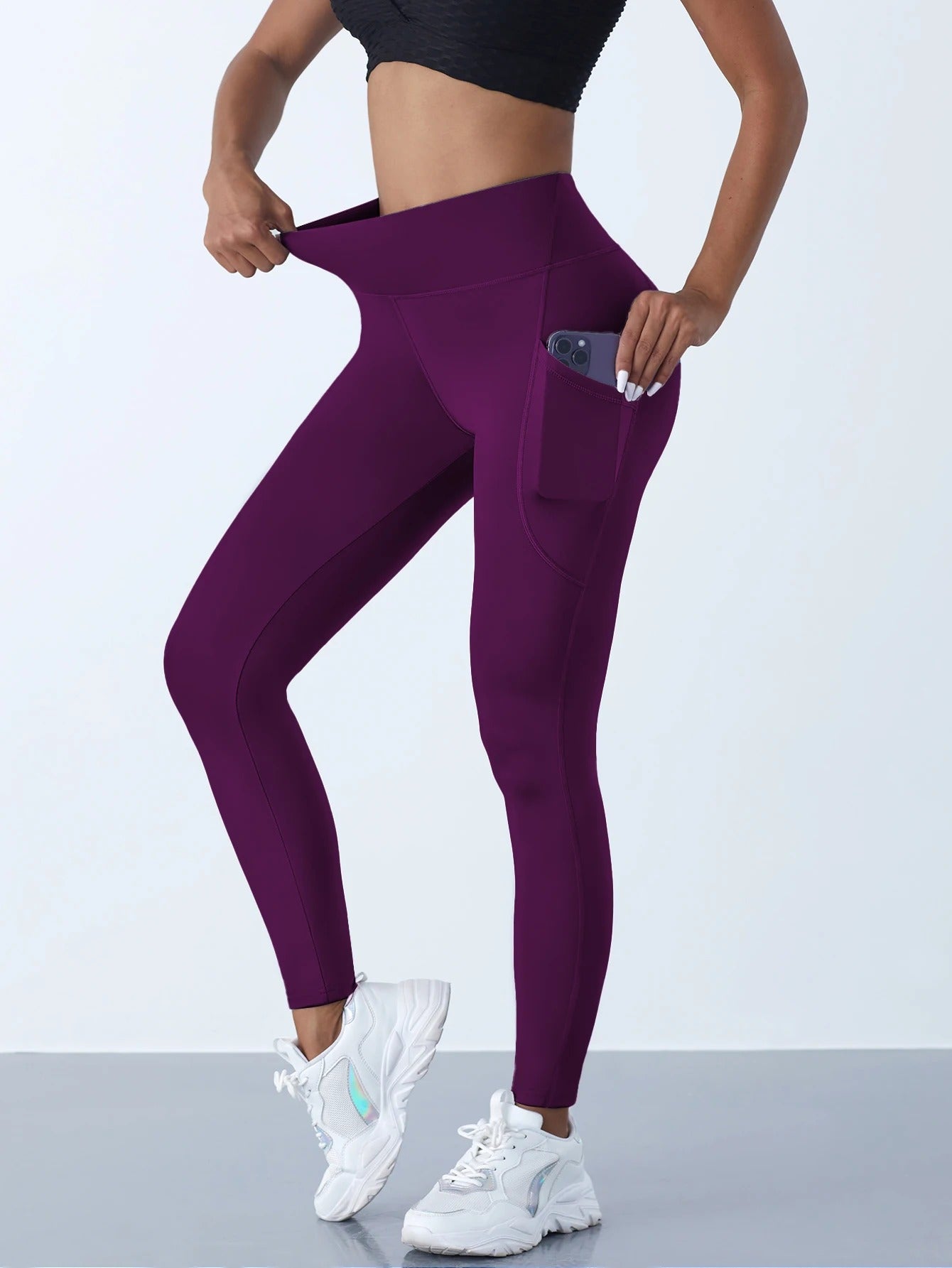 Women’s High-Waist Pilates Leggings with Pockets