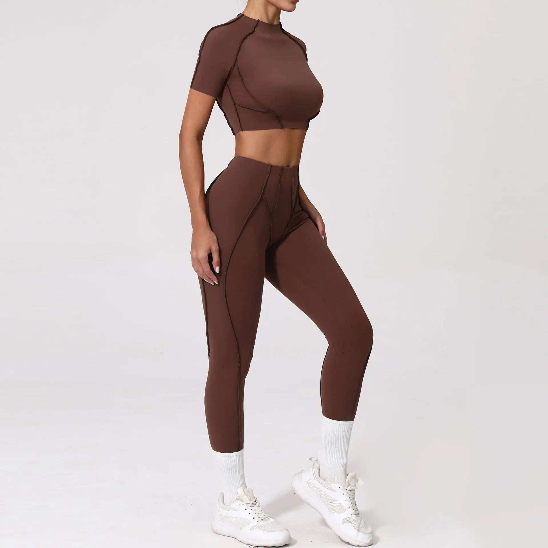 Women’s Seamless High-Waist Pilates Set