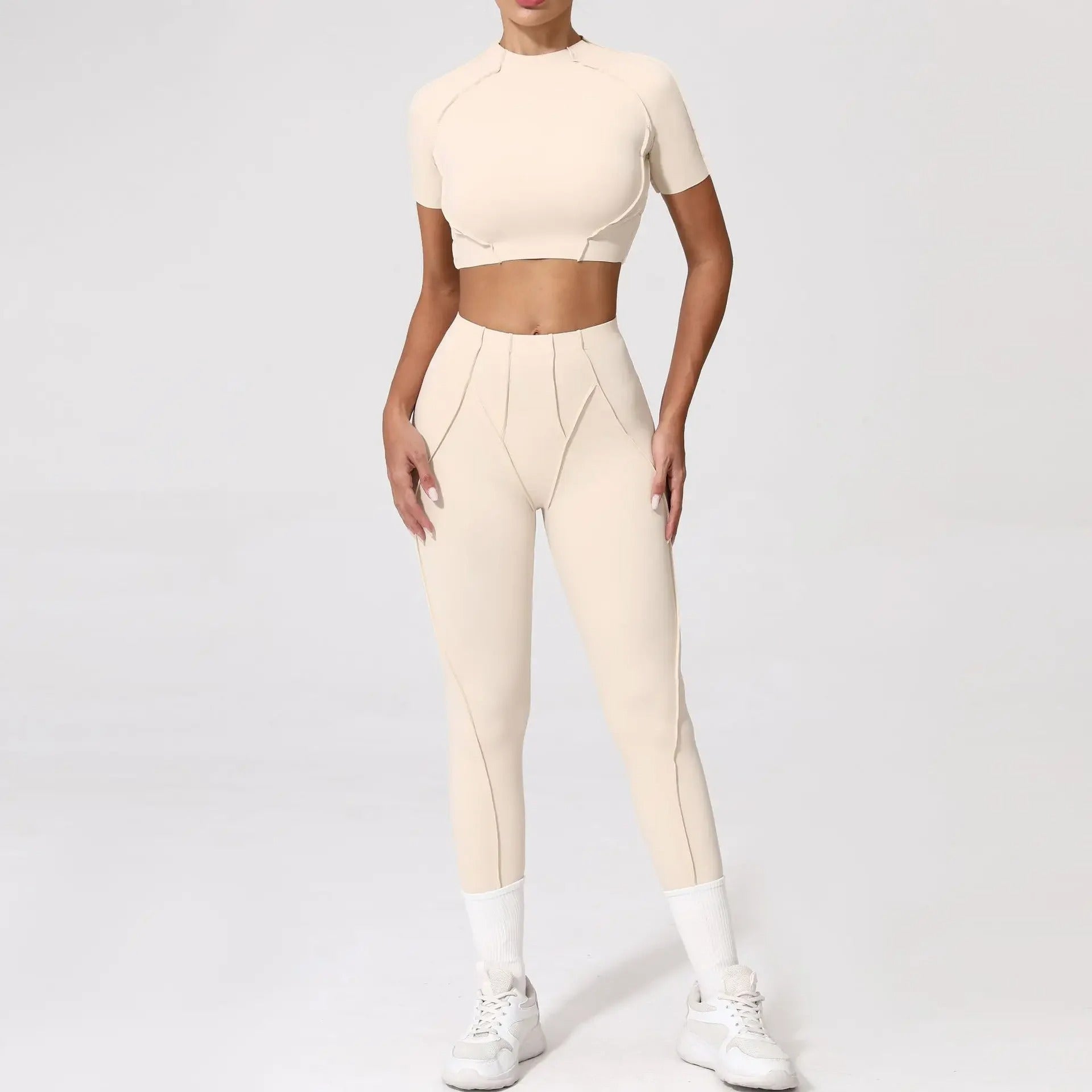 Women’s Seamless High-Waist Pilates Set