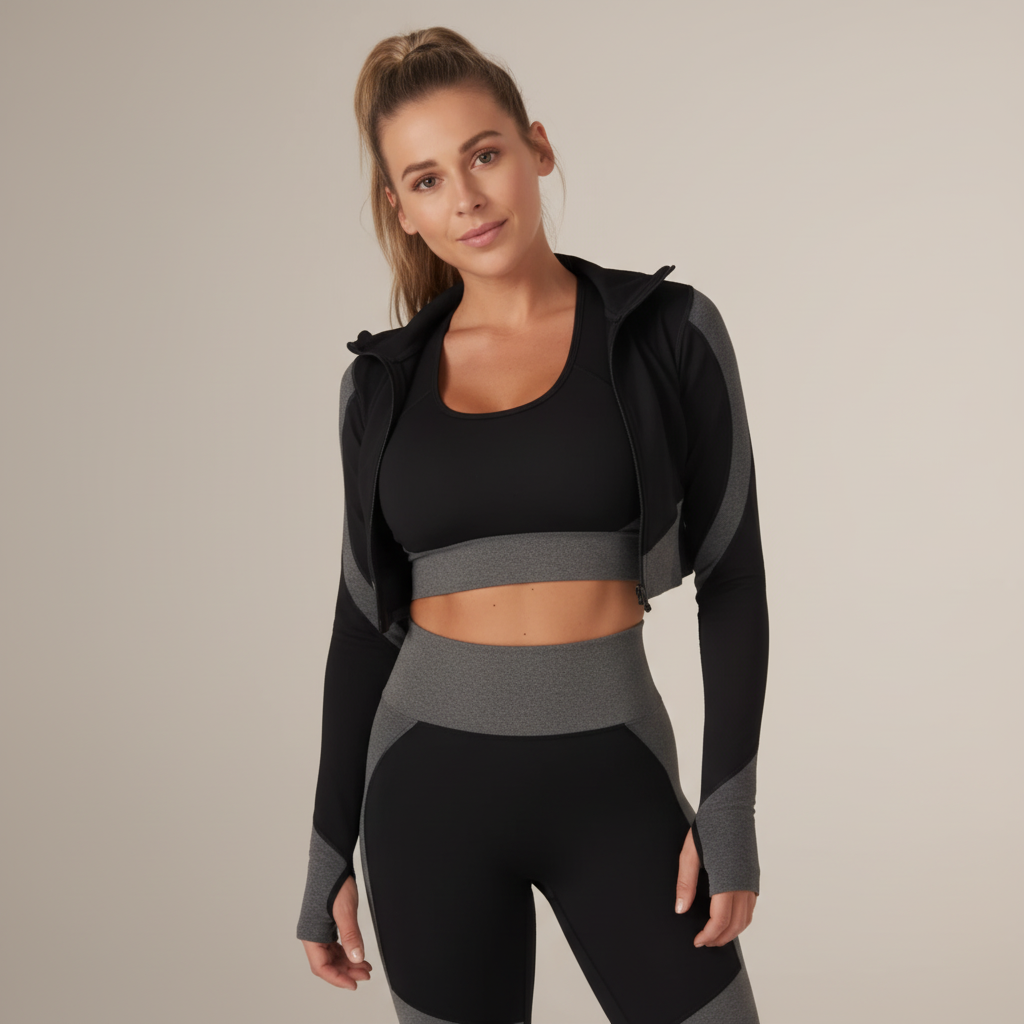 Women 3-Piece Seamless Pilates Set
