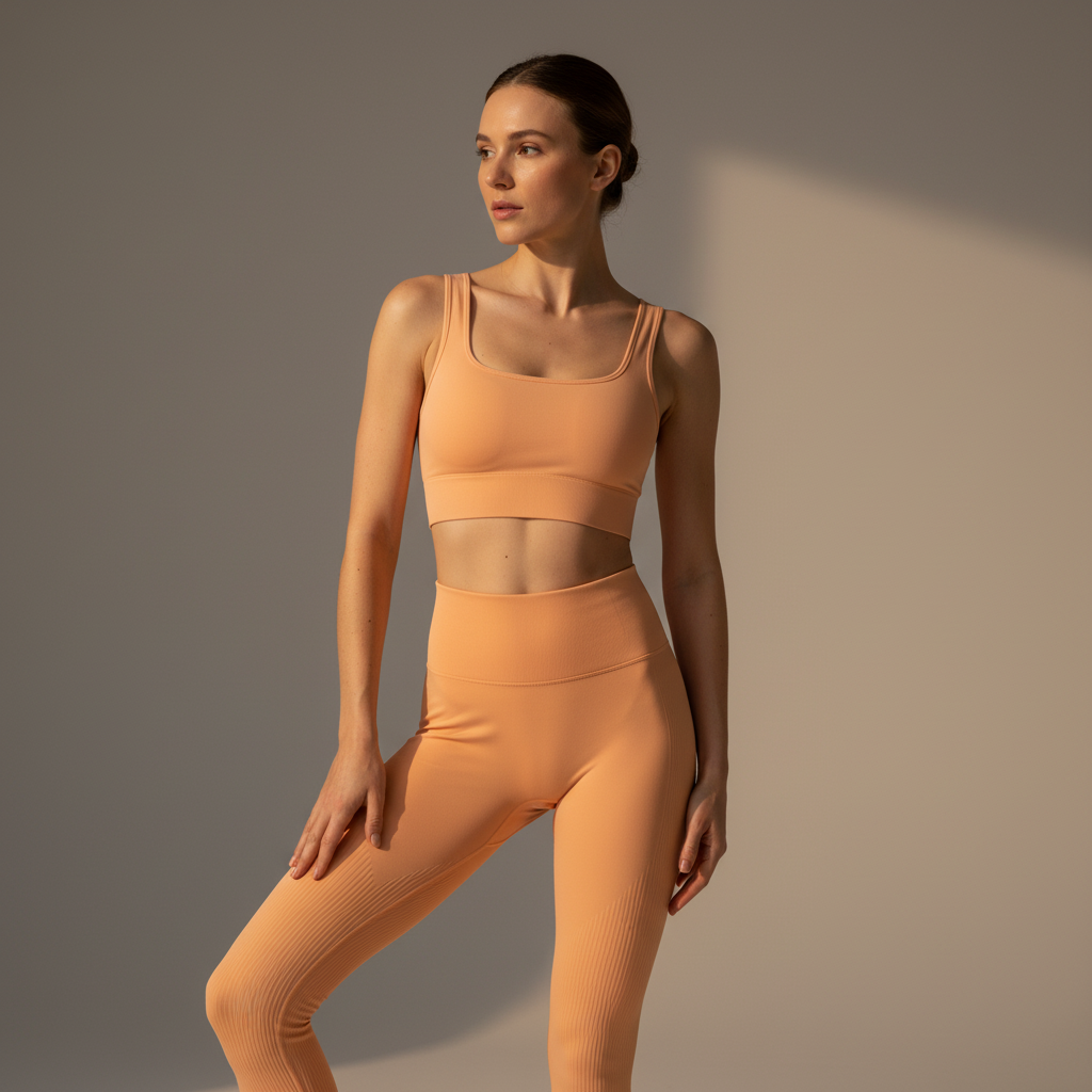 2-Piece Women’s Seamless Pilates & Fitness Set