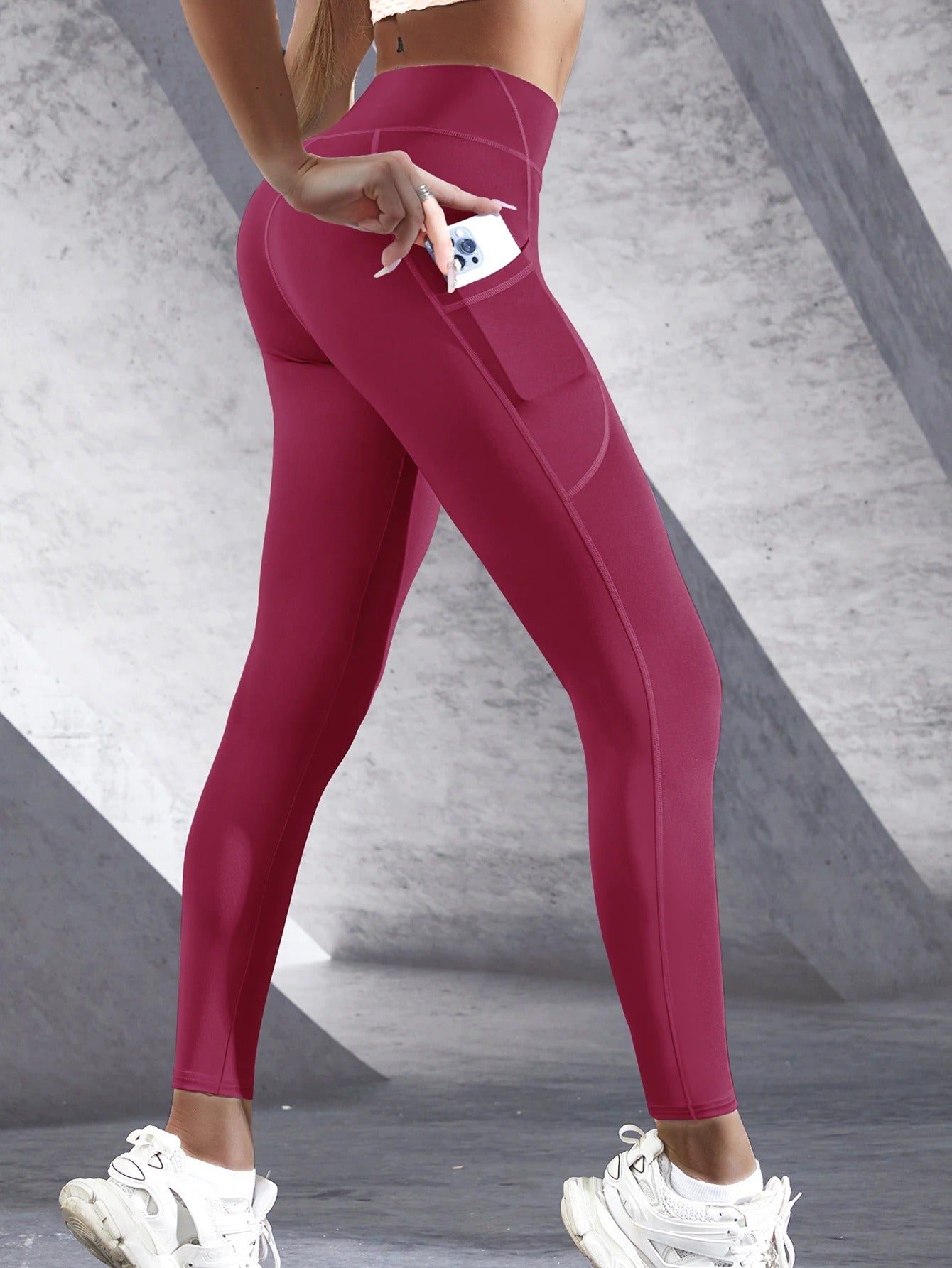 Women’s High-Waist Pilates Leggings with Pockets