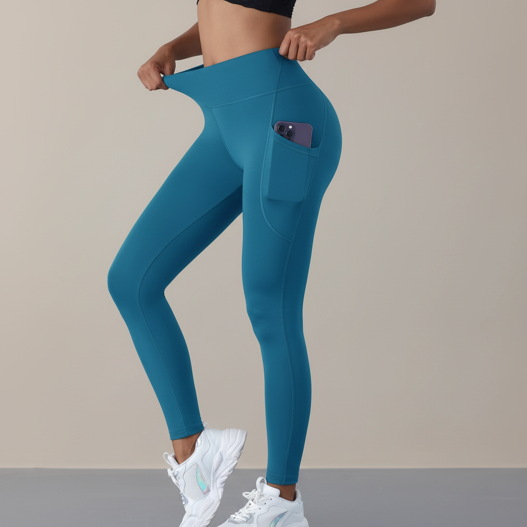 Women’s High-Waist Pilates Leggings with Pockets