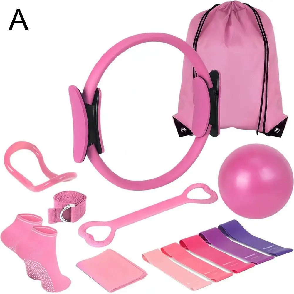 13-Piece Pilates Ring & Yoga Accessories Set