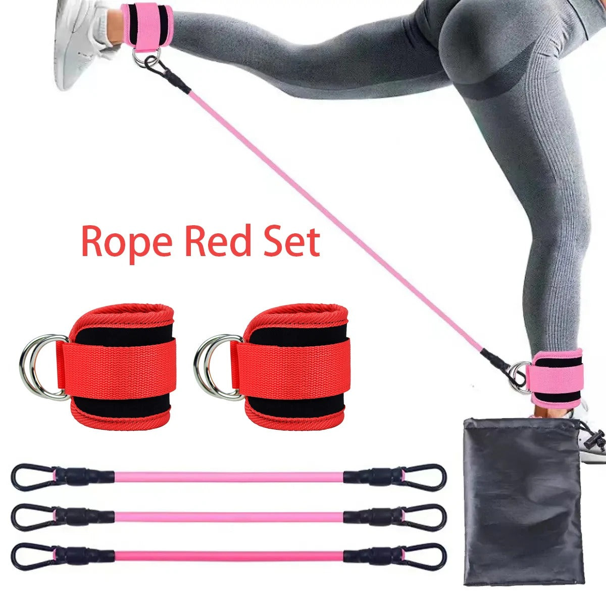 Ankle Strap Resistance Bands for Legs & Hips