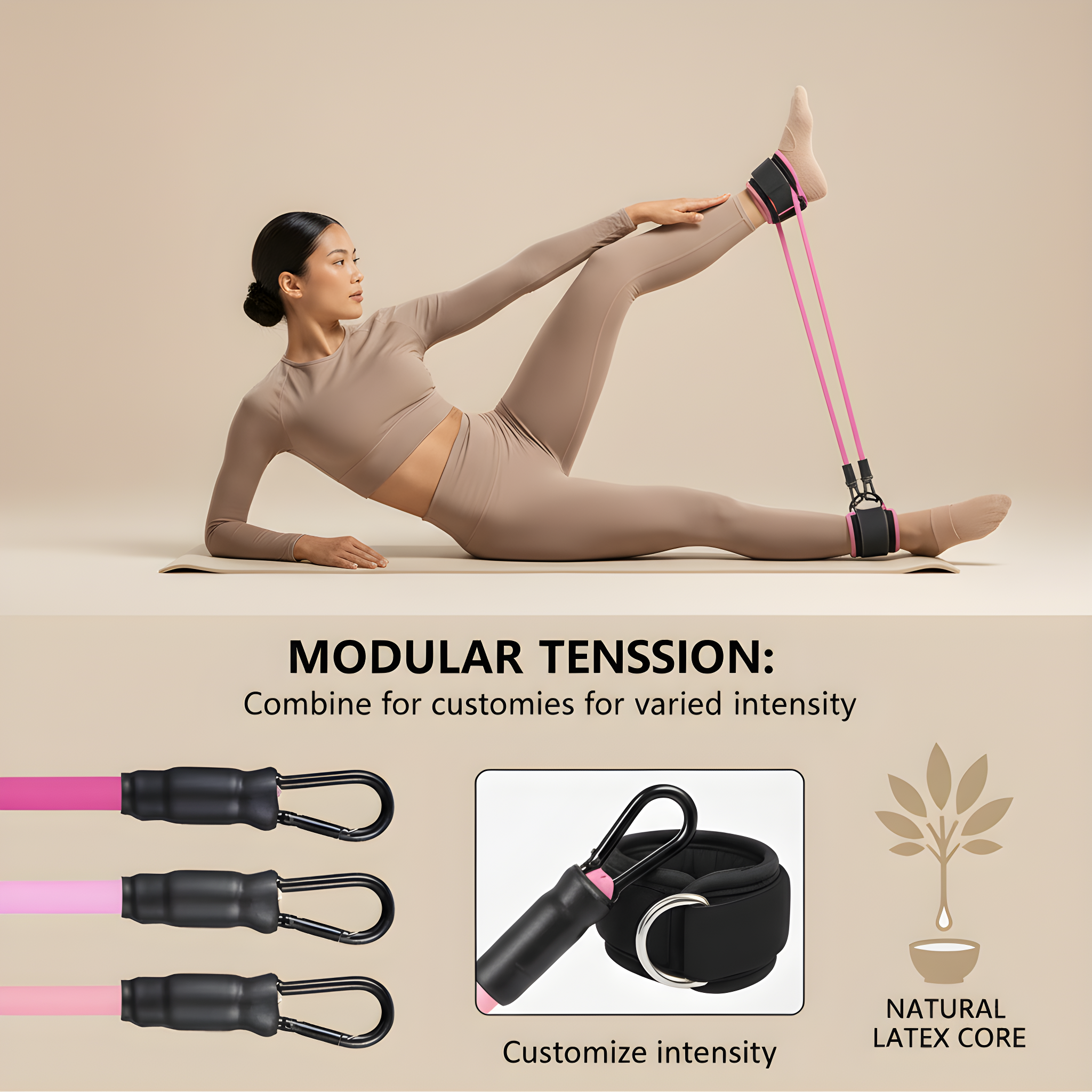Ankle Strap Resistance Bands for Legs &amp; Hips