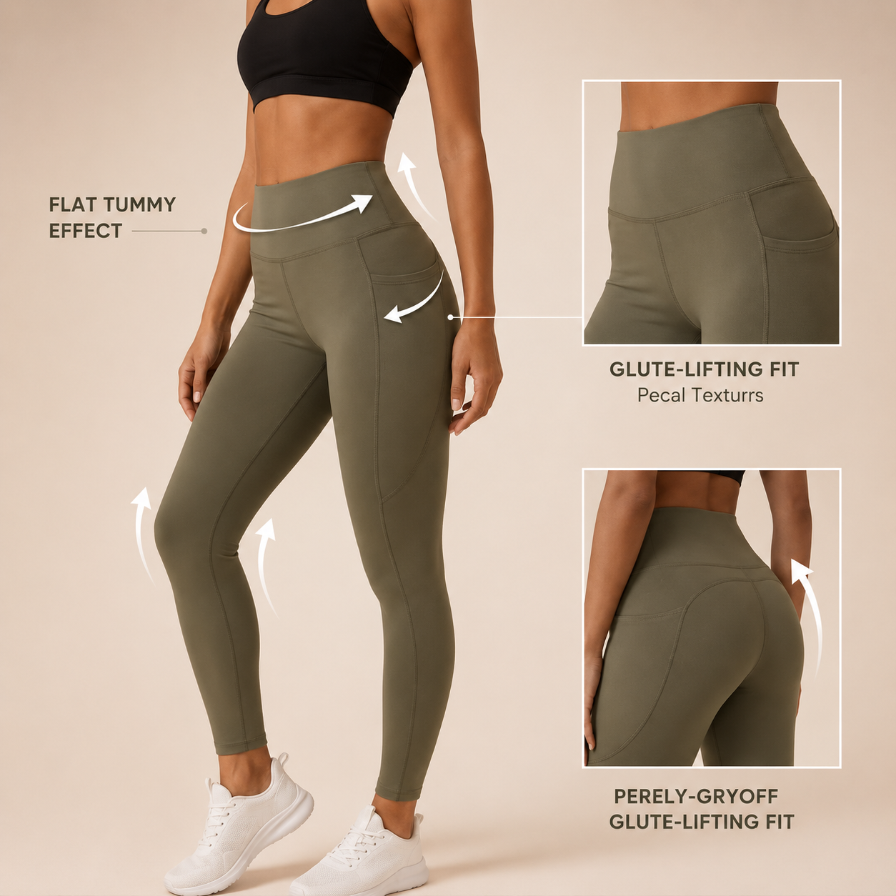 Women's Sculpting Leggings with Pockets