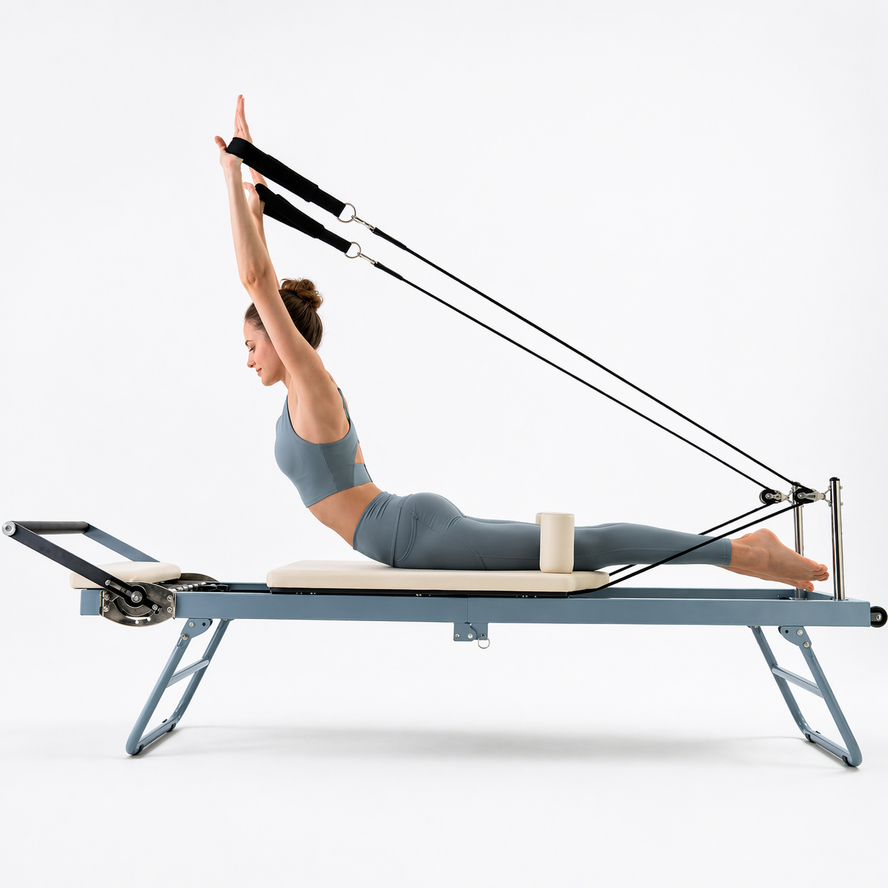 Champagne Precision Foldable Pilates Reformer