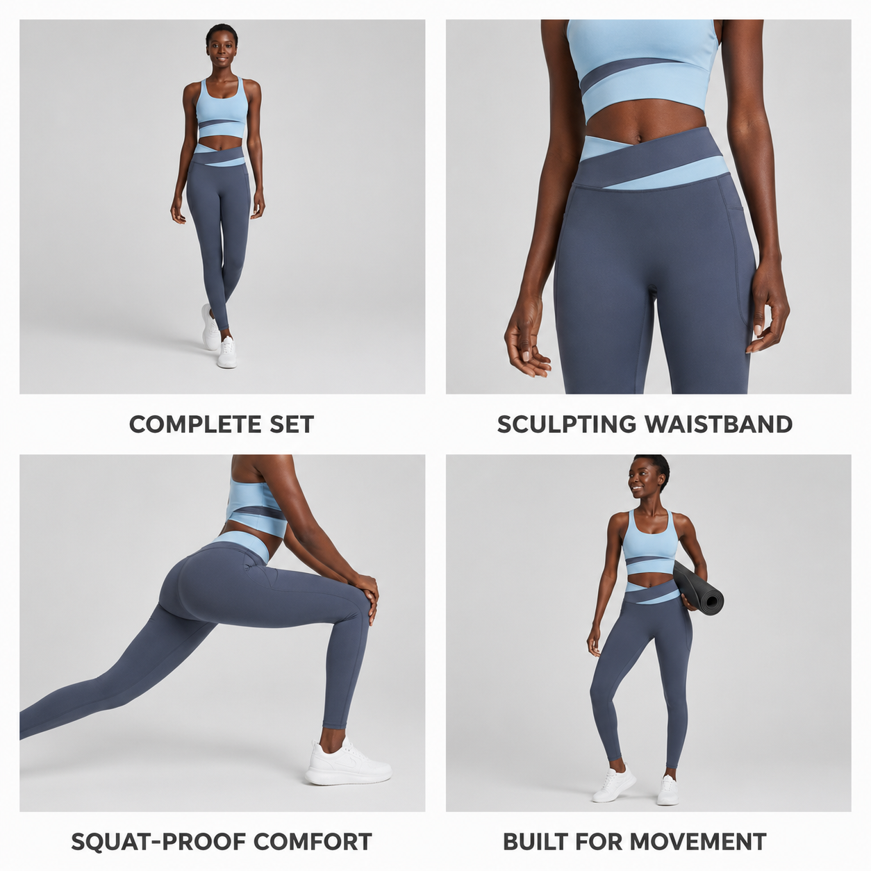 2-Piece Women’s Pilates & Fitness Set
