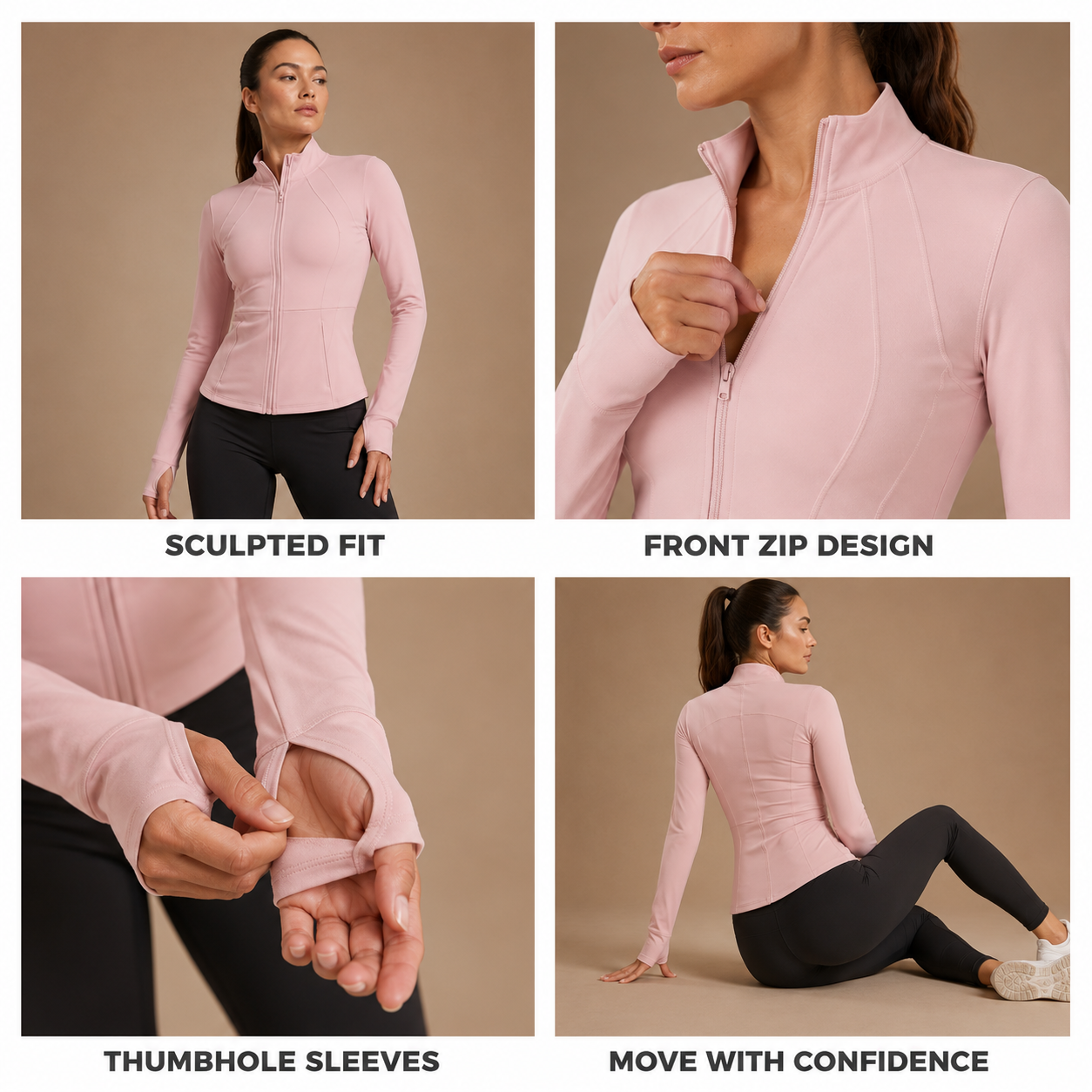 Women’s Slim Long-Sleeve Pilates Top