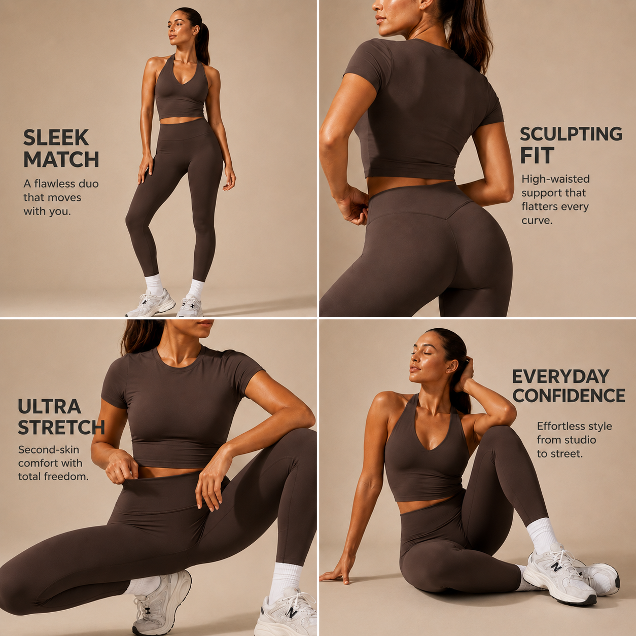 2-Piece Women Pilates & Gym Set