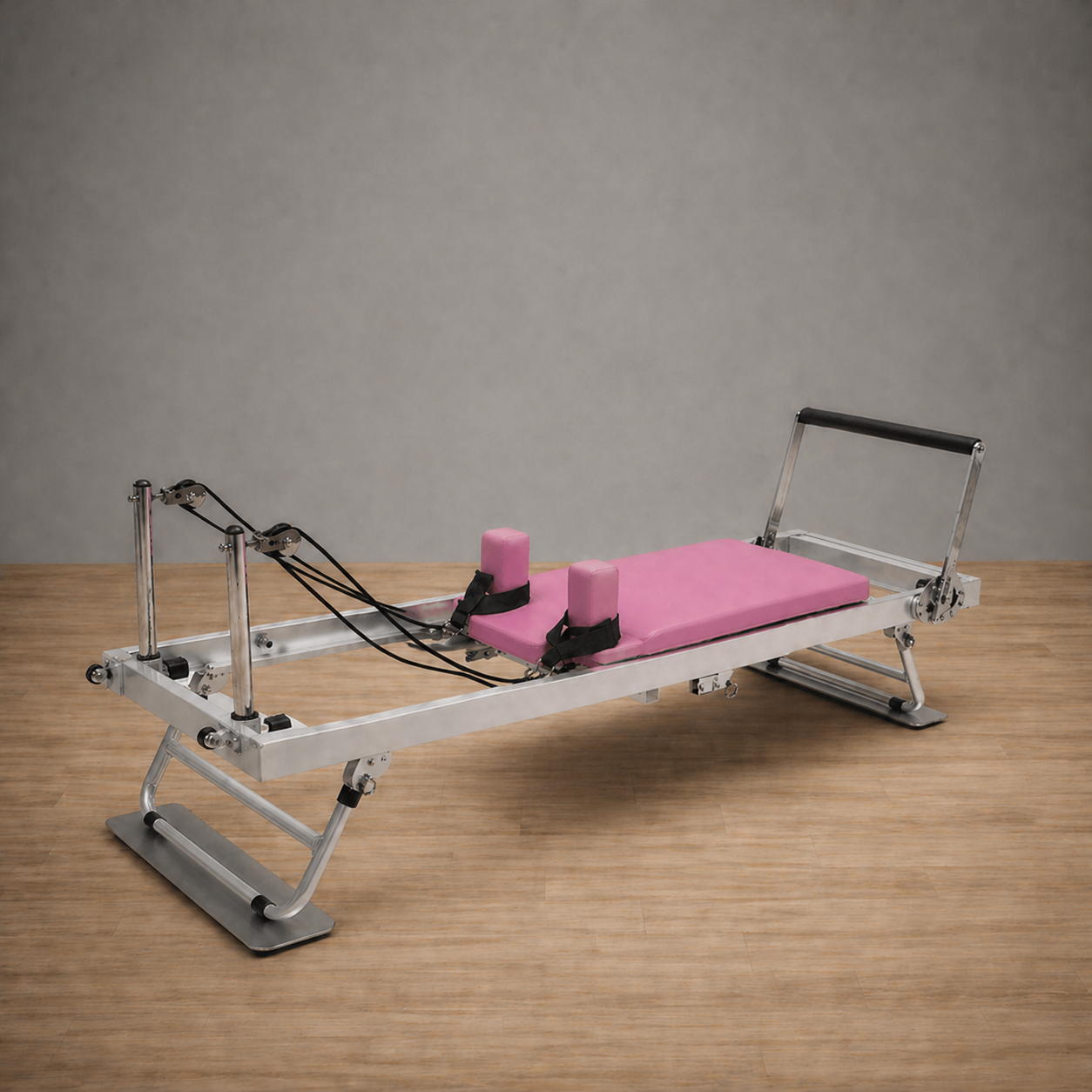 Pink Signature Foldable Pilates Reformer — 300 LBS