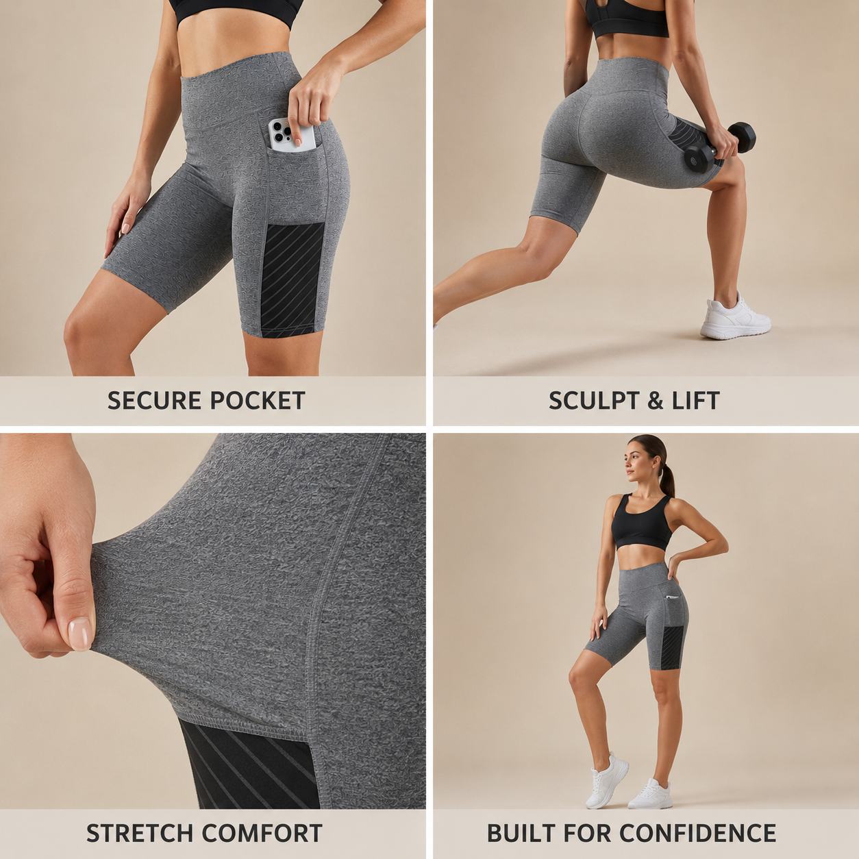 Women's Sculpt Pocket Pilates Shorts