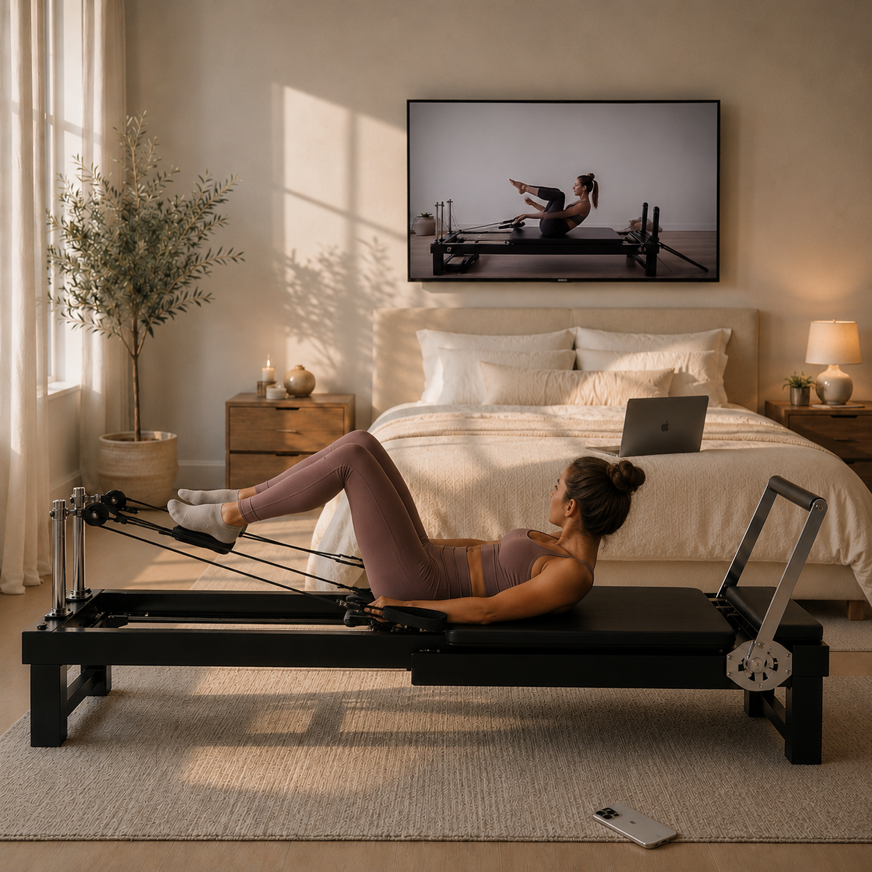 Ultra MAX-80101 Foldable Pilates Reformer — 440 LBS