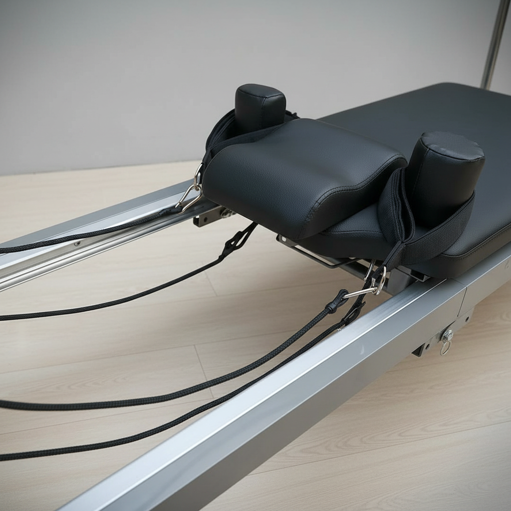 Foldable Pilates Reformer with Removable Backrest — 250 LBS
