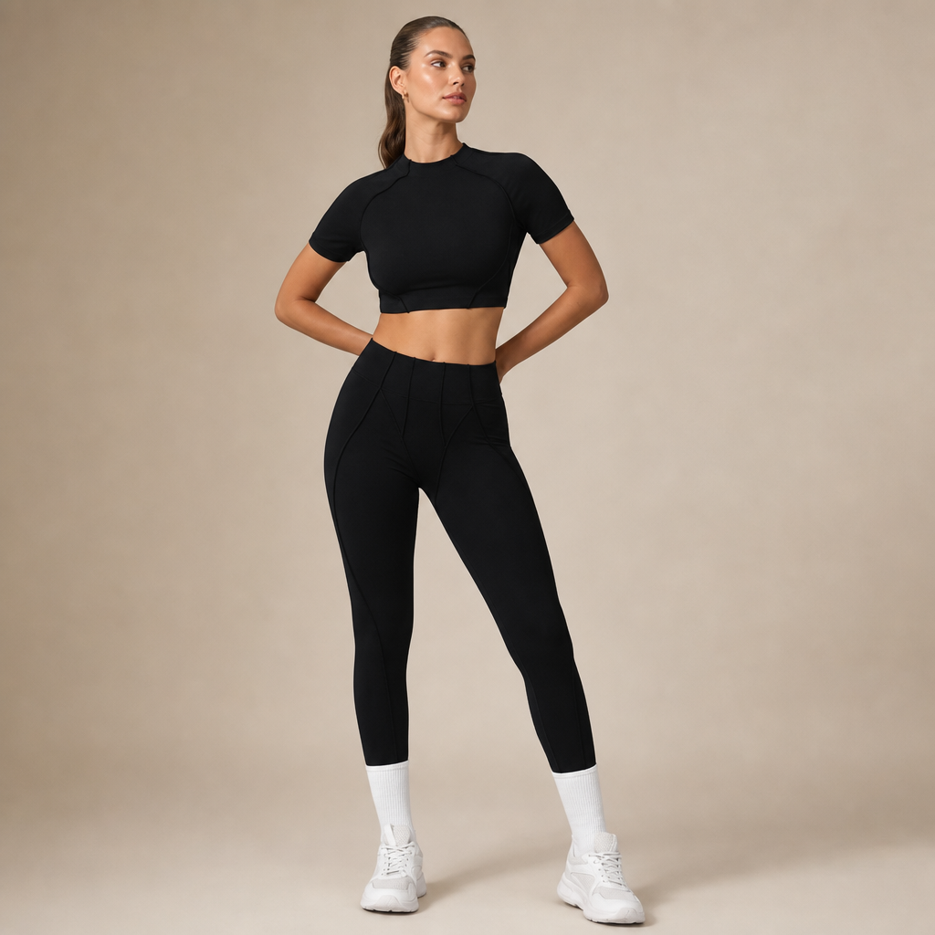 Women’s Seamless High-Waist Pilates Set