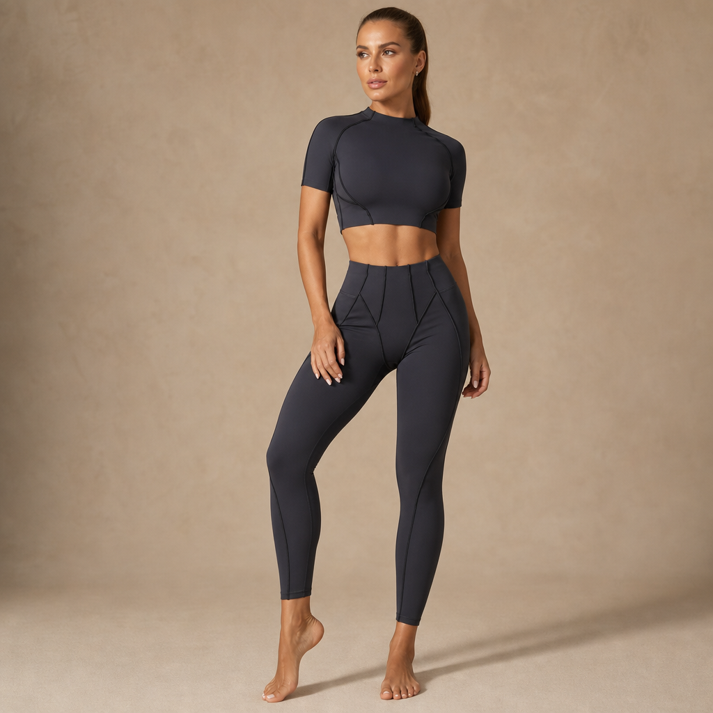Women’s Seamless High-Waist Pilates Set