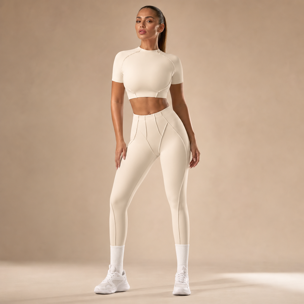Women’s Seamless High-Waist Pilates Set