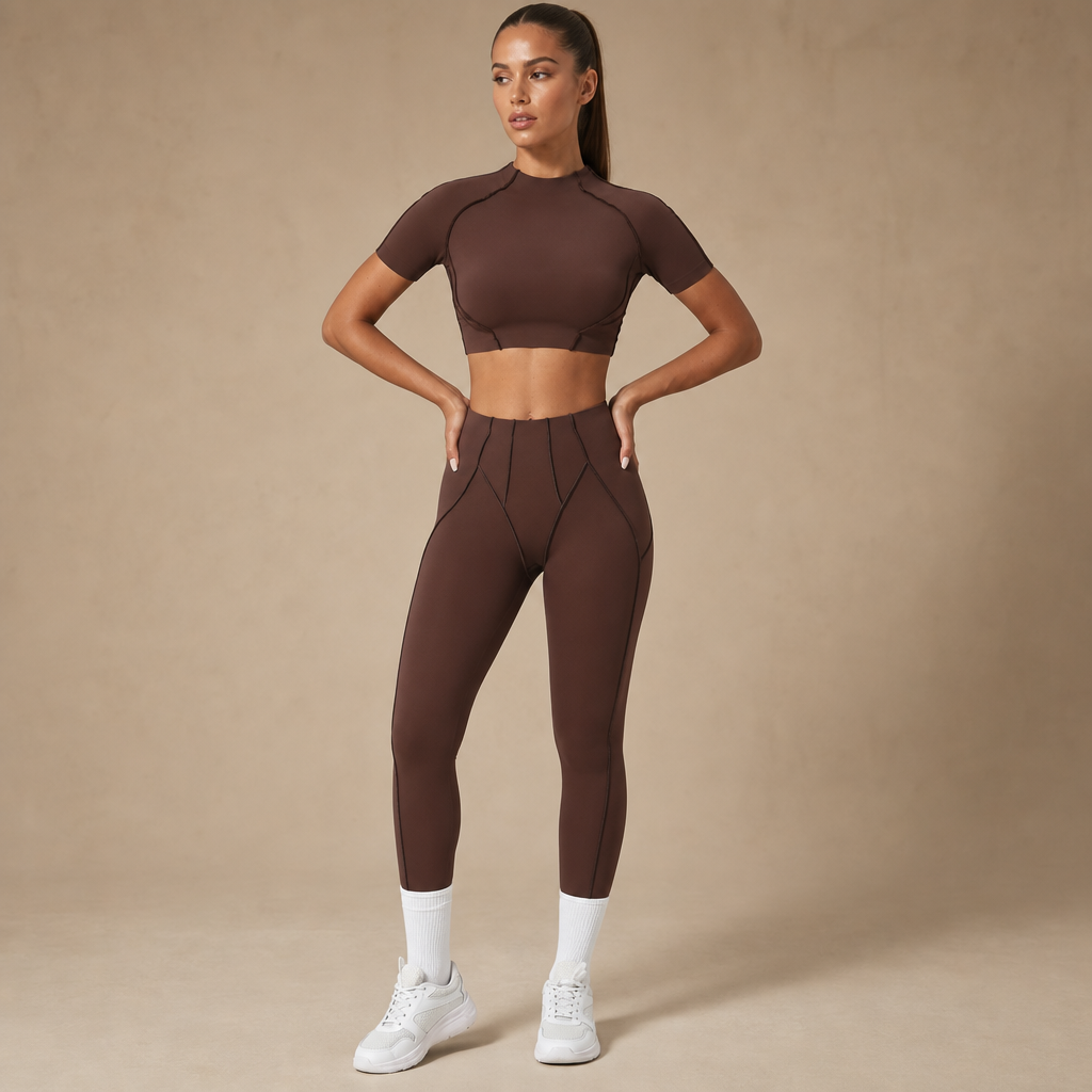 Women’s Seamless High-Waist Pilates Set