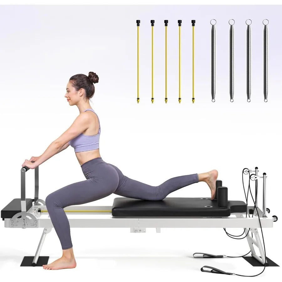 Foldable Pilates Reformer Machine