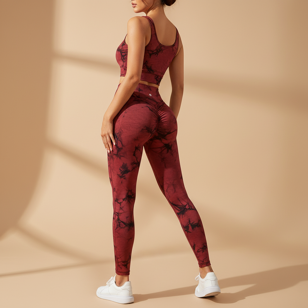 Women’s Tie-Dye Pilates & Fitness Set