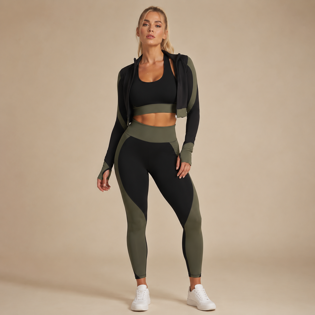 Women 3-Piece Seamless Pilates Set