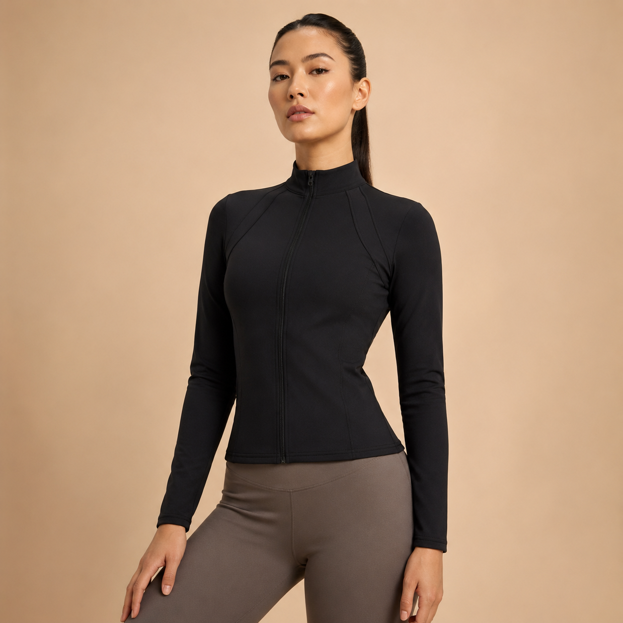 Women’s Slim Long-Sleeve Pilates Top